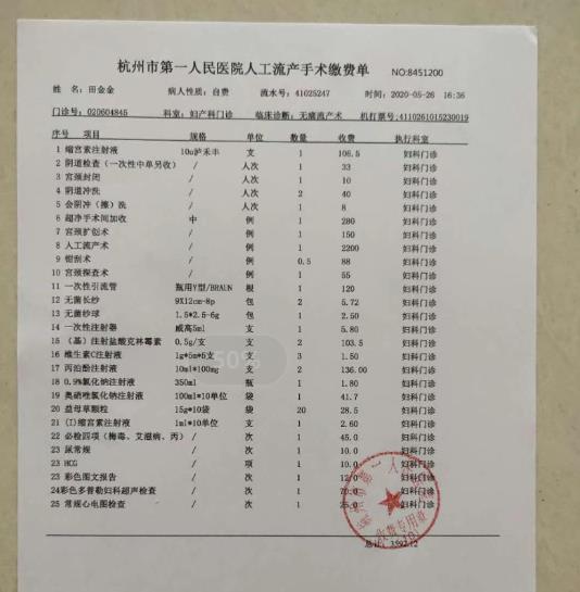 无痛人流手术记录单子制作流程游戏